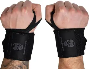 Gymreapers Gewichtheber-Handgelenkbandagen (Wettbewerbsqualität) 18" Handgelenks
