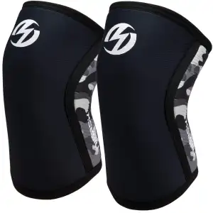 Kniebandagen (1 Paar), 7 mm Neopren, Kompressionskniebandage, großartige Unterst