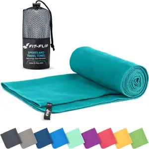 Fit-Flip Mikrofaser Handtuch - kompakte Microfaser Handtücher - ideal als Sporth