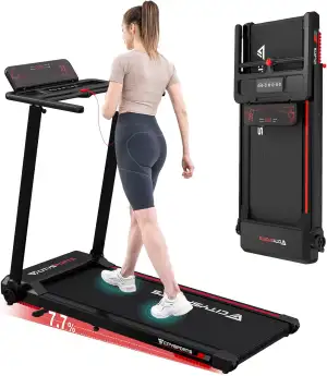 CITYSPORTS Elektrisches Laufband,Klappbares Laufband für Zuhause bis 12 km/h,mit
