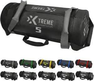 Premium Power Bag 5-25 kg, Robuster PVC Gewichtssack mit Griffen, Vielseitiger S