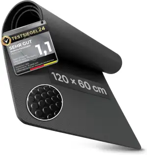 NEOLYMP Bodenschutzmatte Fitnessgerät (120 x 60 cm) - Laufband Matte 8mm Dicke -