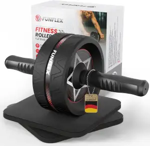 FUNFLEX Bauchroller - Bauchmuskeltrainer Set - Oberkörpertrainings Pack - Home G