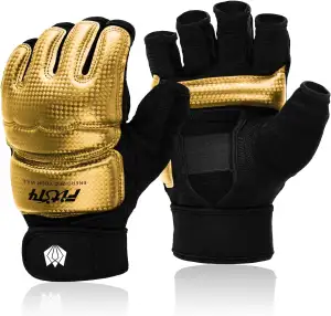 FitsT4 Sports MMA Handschuhe Boxhandschuhe gepolstert, Trainingshandschuhe Boxsa