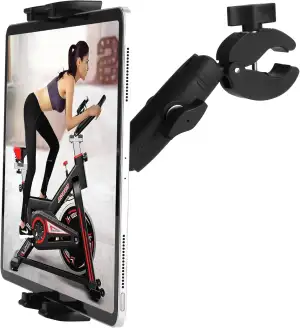 Laufband Tablet iPad Halter Fahrrad Lenker Halterung Klemme für stationäre Fahrr