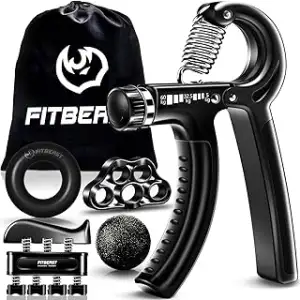 FitBeast Handtrainer Fingertrainer, Griffkraft Trainer Trainingsset - 5er-Pack,