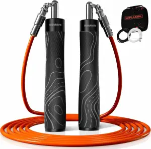 Springseil mit Gewicht – Verstellbares Heavy Rope Set Für HIIT, Krafttraining &