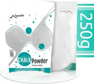 TOPSIDE Chalk Powder - reines Magnesiumcarbonat Pulver für Klettersport, Gym, Kr