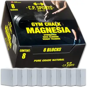 C.P.Sports Magnesia – 1x 70g Block oder 8X 70g Karton | Magnesium/Chalk/Kreide |