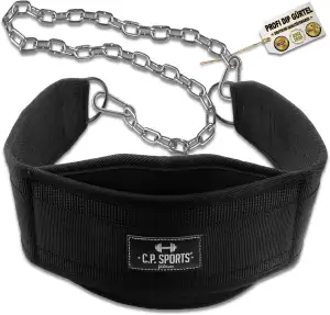 C.P. Sports Dip-Gürtel Premium oder Standard | Dipgürtel – Dip Belt bis 250kg fü