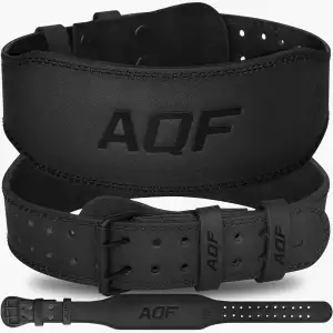AQF Gewichthebergürtel - 4" 6" Breit Leder Lendenwirbelstütze Gepolsterte Liftin