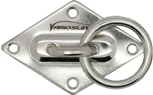 Wand- und Deckenhalterung aus Robustem Edelstahl bis 800Kg für Sling Trainer, Bo