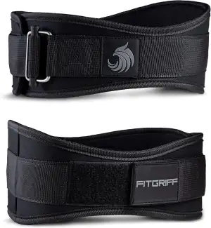 Fitgriff® Gewichthebergürtel V2 - Gewichtheber Gürtel für Damen und Herren - Bod
