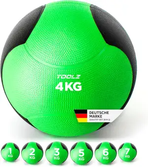TOOLZ Medizinball für effektives Krafttraining - Medicine Ball für das Schnellkr