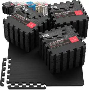 Schutzmatten Bodenschutzmatte Set Sportmatte Gymnastikmatte Puzzlematte: Puzzle