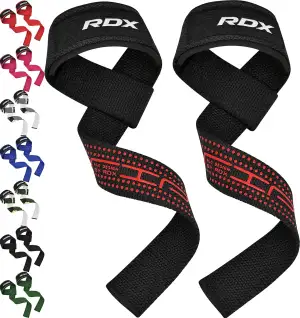 RDX Zughilfen Krafttraining Lifting Straps, 60CM Lang Profi Gym Bodybuilding Kre
