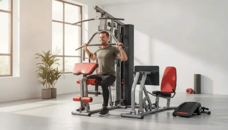 Dein All-in-One Powerhouse für Zuhause: Die Kraftstation HGX100/HGX300 mit Stepper und Powertower