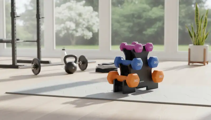 Verstellbare Kettlebell: Platz, Power, Pump